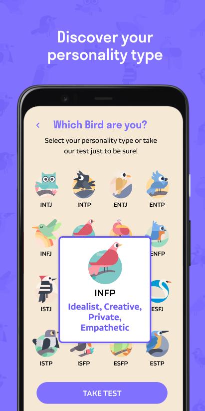 Birdy, Matching Personalities 2.4.3 Screenshot 1