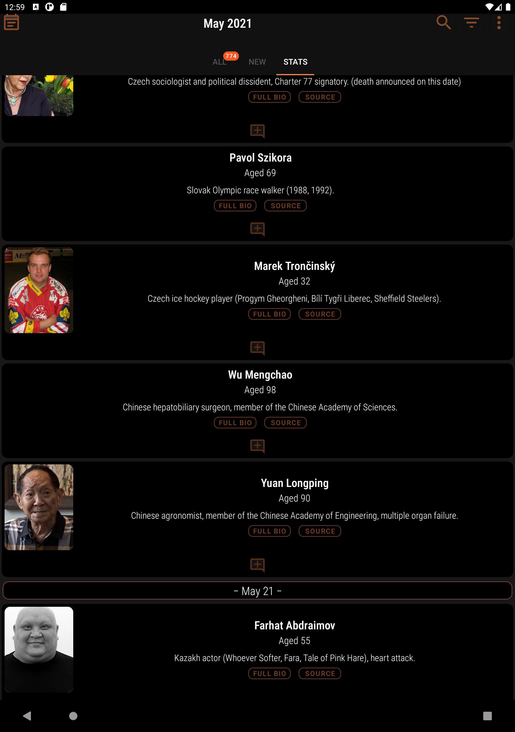 Who Has Died Recently? Celebrity & Notable Deaths 3.8.7 Screenshot 16