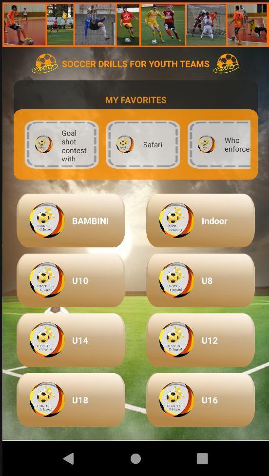 Nachwuchs-Fussballtraining 1.1 Screenshot 1