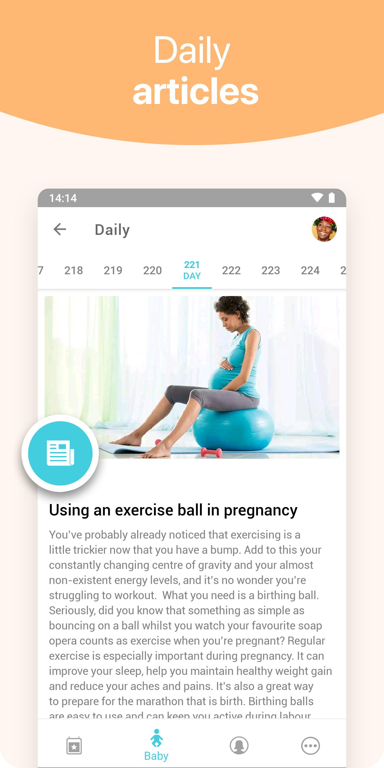 Pregnancy + tracker 5.9.1 Screenshot 3