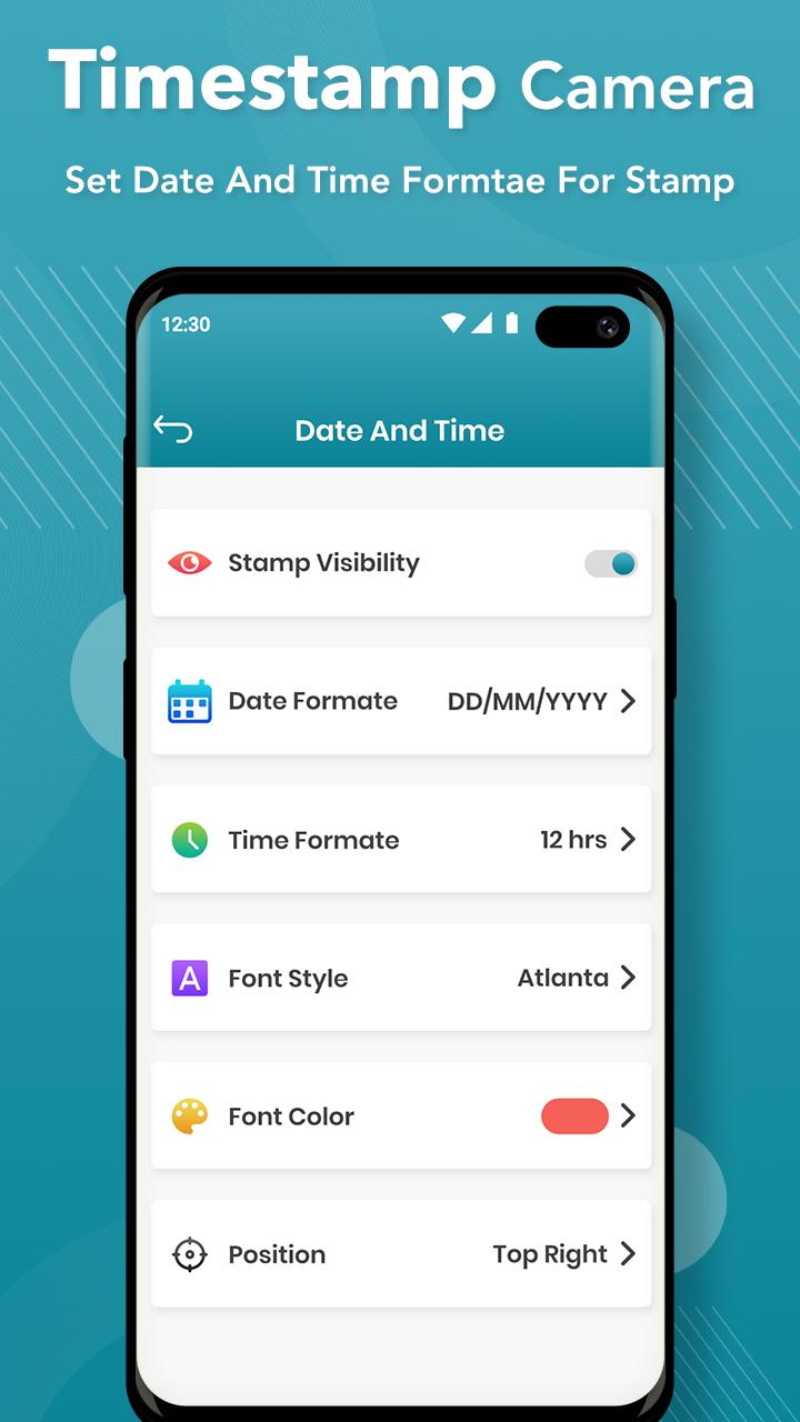 Timestamp Camera : Auto Date,Time & Location Stamp 1.1 Screenshot 3