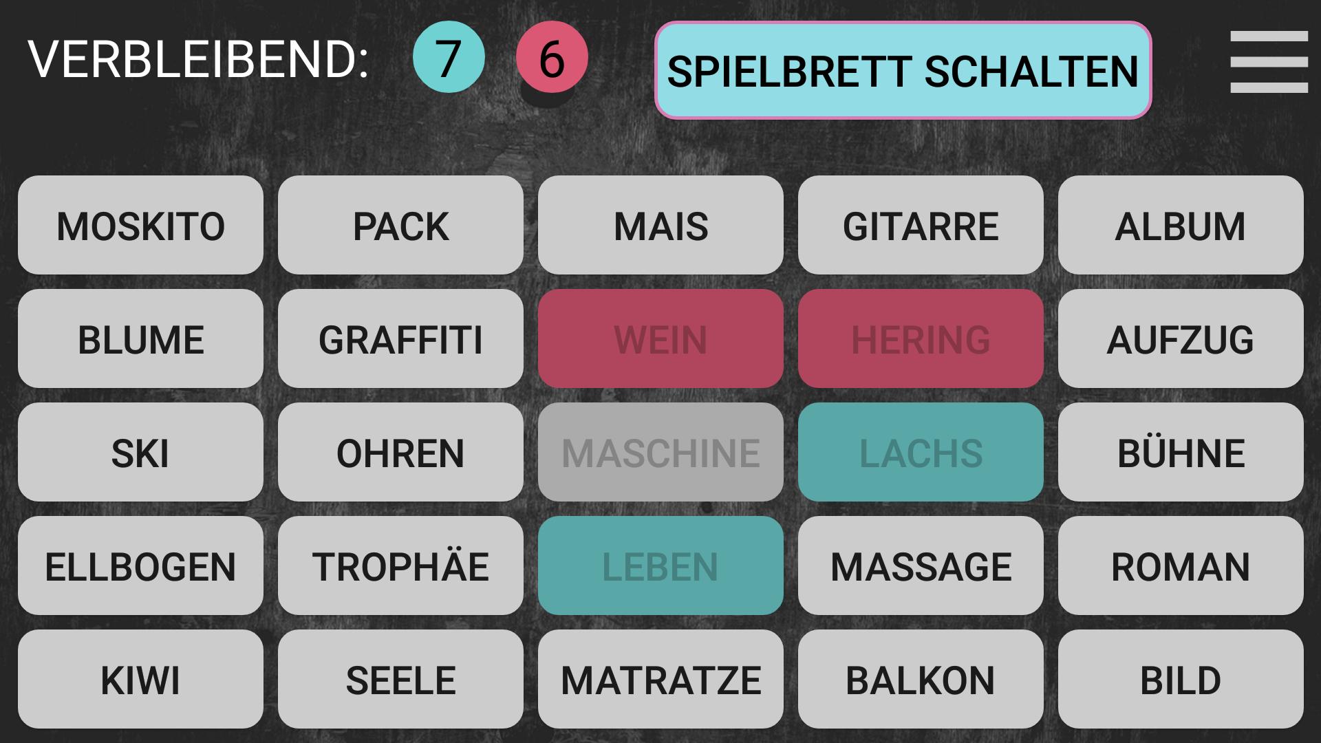 Codenames Deutsch Online & Bluetooth 1.3 Screenshot 5