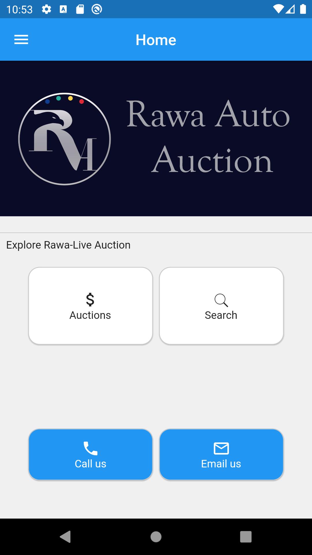 Rawa-Live Auction 1.0.1 Screenshot 1
