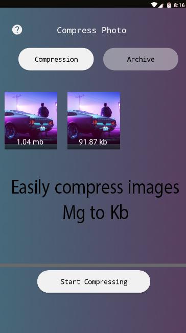 Compress Photo Size MB To KB 1.1 Screenshot 4