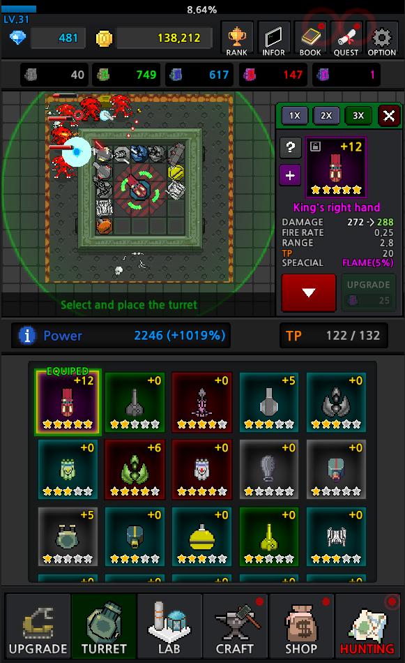 Grow Turret - Idle Clicker Defense 7.6.0 Screenshot 15