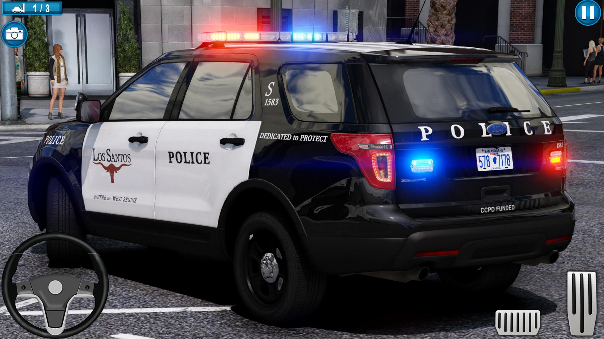 Modern Police Car Parking 3d - Car Driving Games screenshot