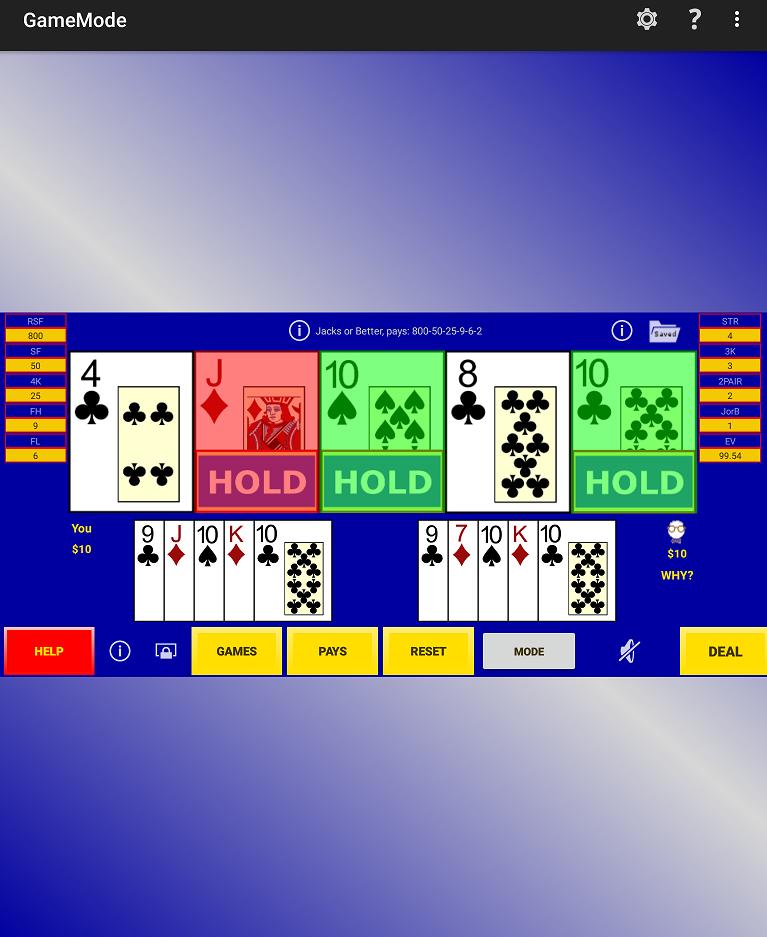 Play Perfect Video Poker Lite 1.154 Screenshot 10