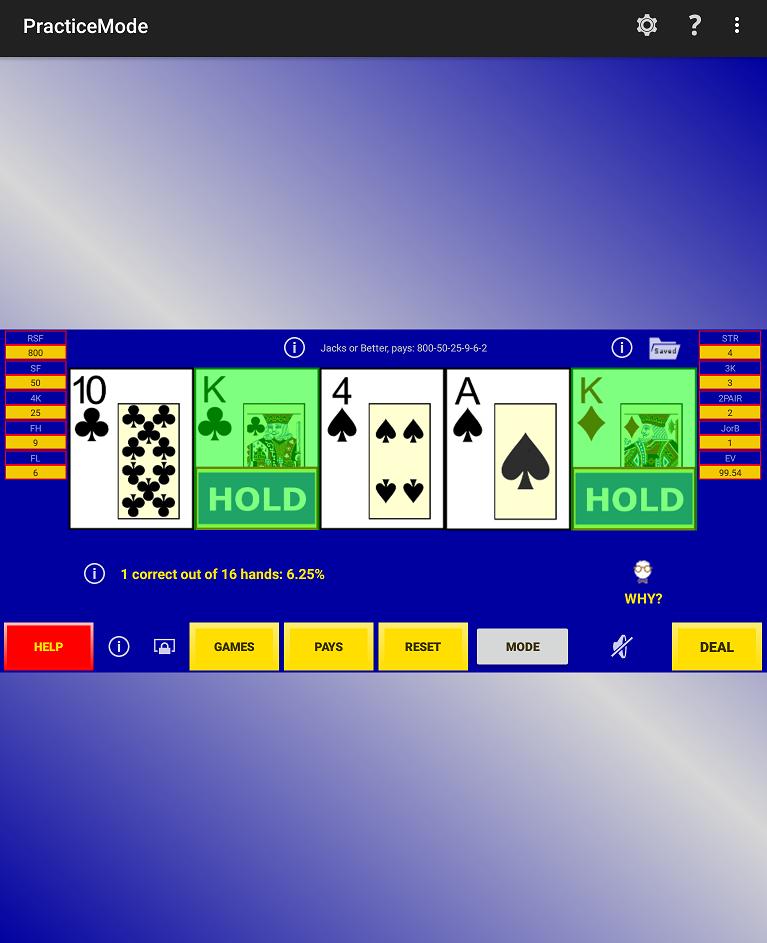 Play Perfect Video Poker Lite 1.154 Screenshot 11