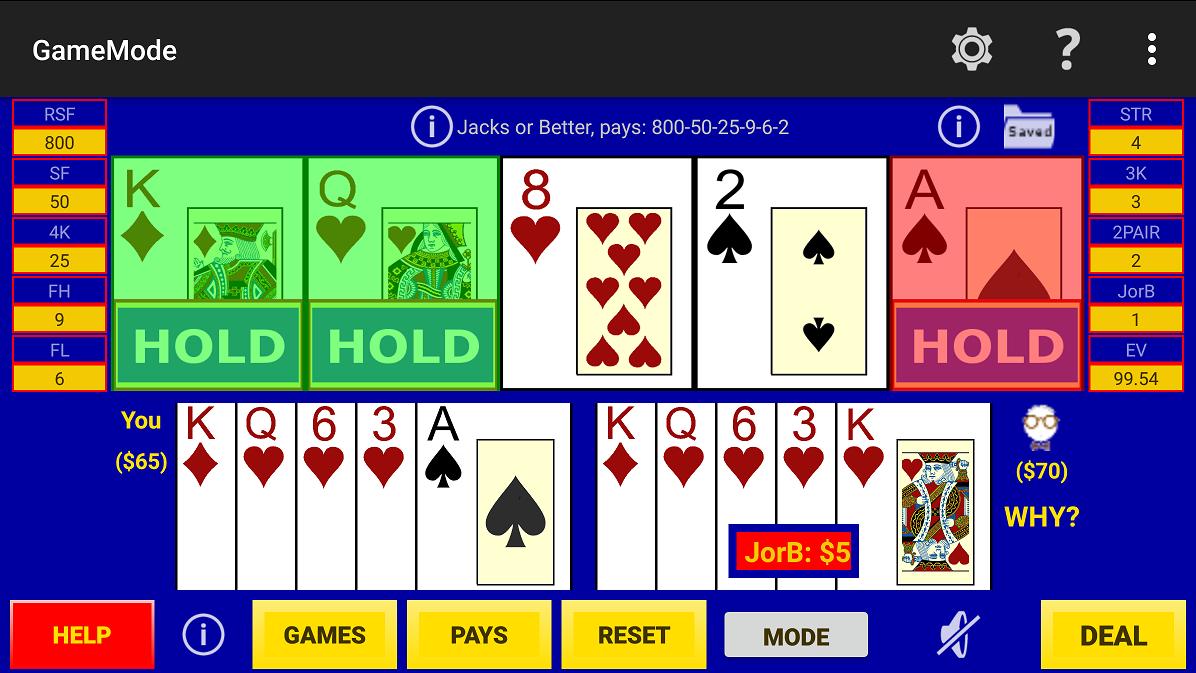 Play Perfect Video Poker Lite 1.154 Screenshot 2