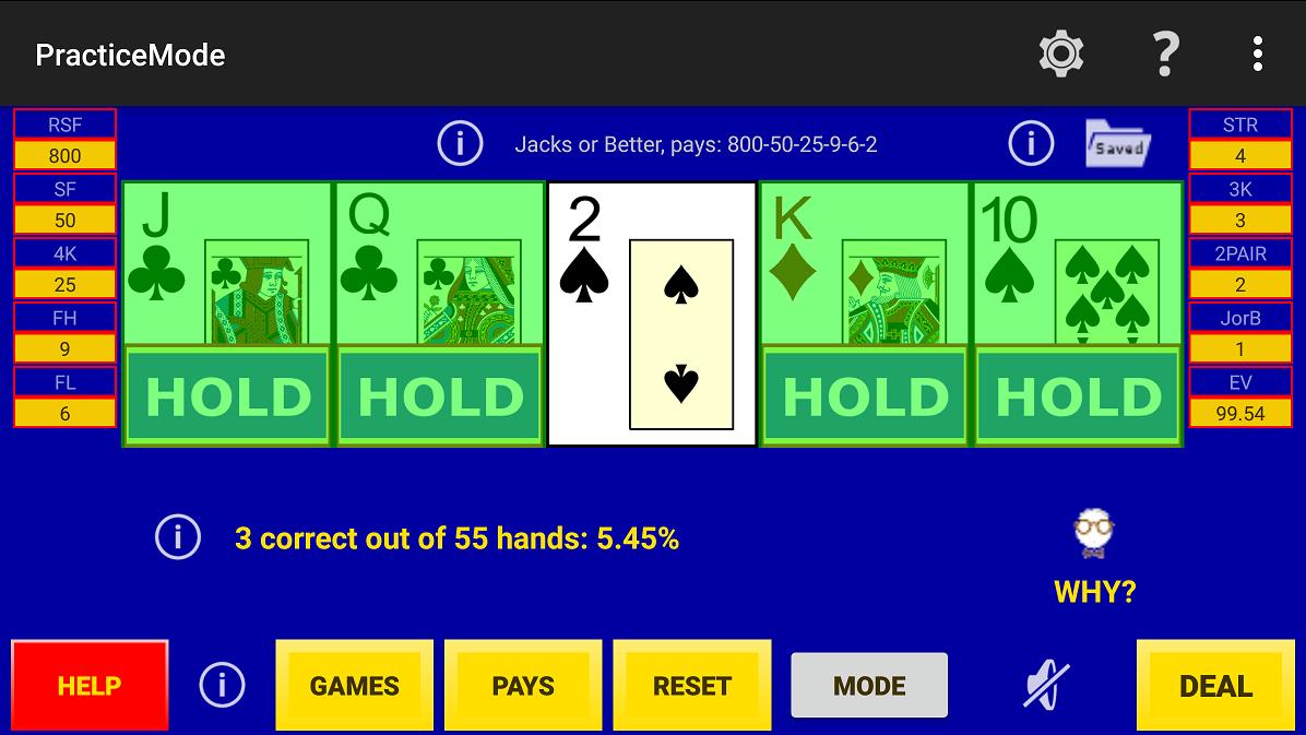 Play Perfect Video Poker Lite 1.154 Screenshot 3