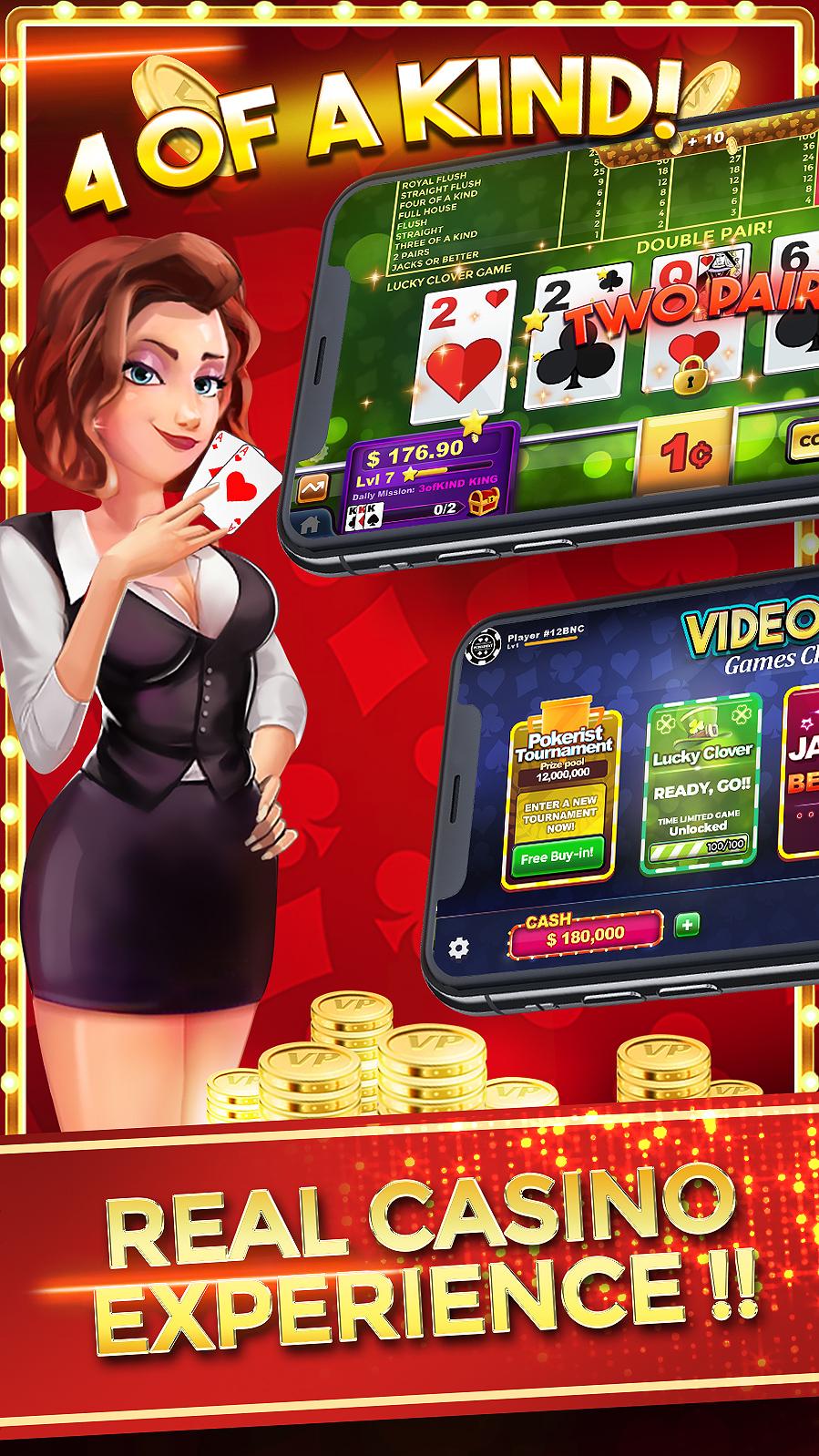VIDEO POKER GAMES CLUB ◎Free offline casino poker Video Poker Classy 1.3.8 Screenshot 1