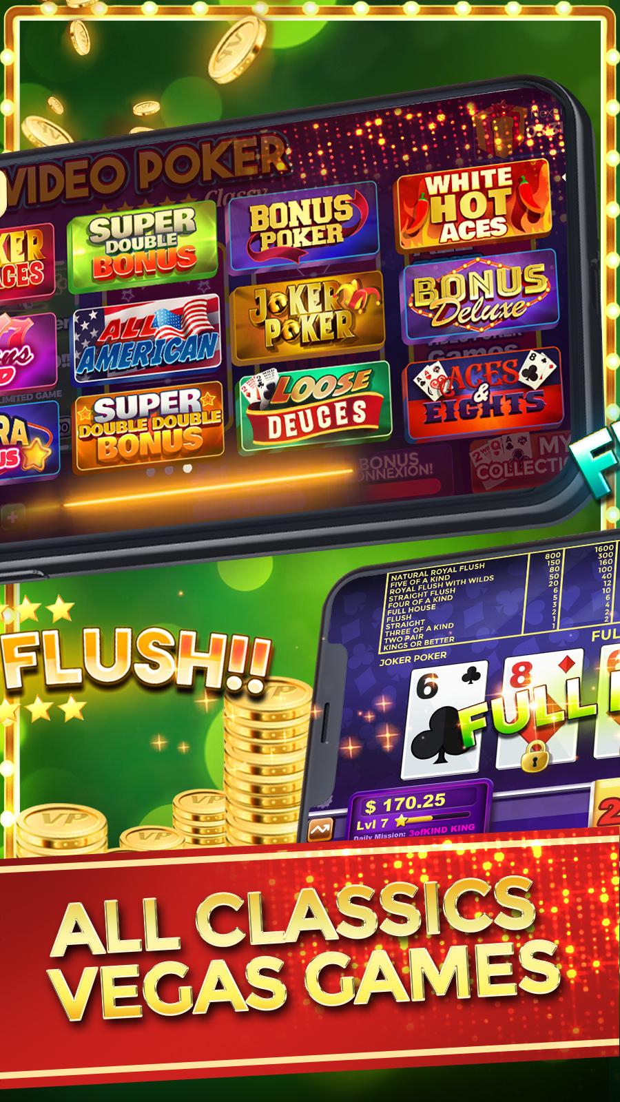 VIDEO POKER GAMES CLUB ◎Free offline casino poker Video Poker Classy 1.3.8 Screenshot 11