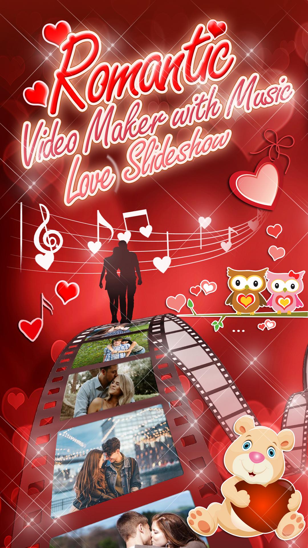 Best Love Video Maker with Song 💘 Slideshow App 1.7 Screenshot 1