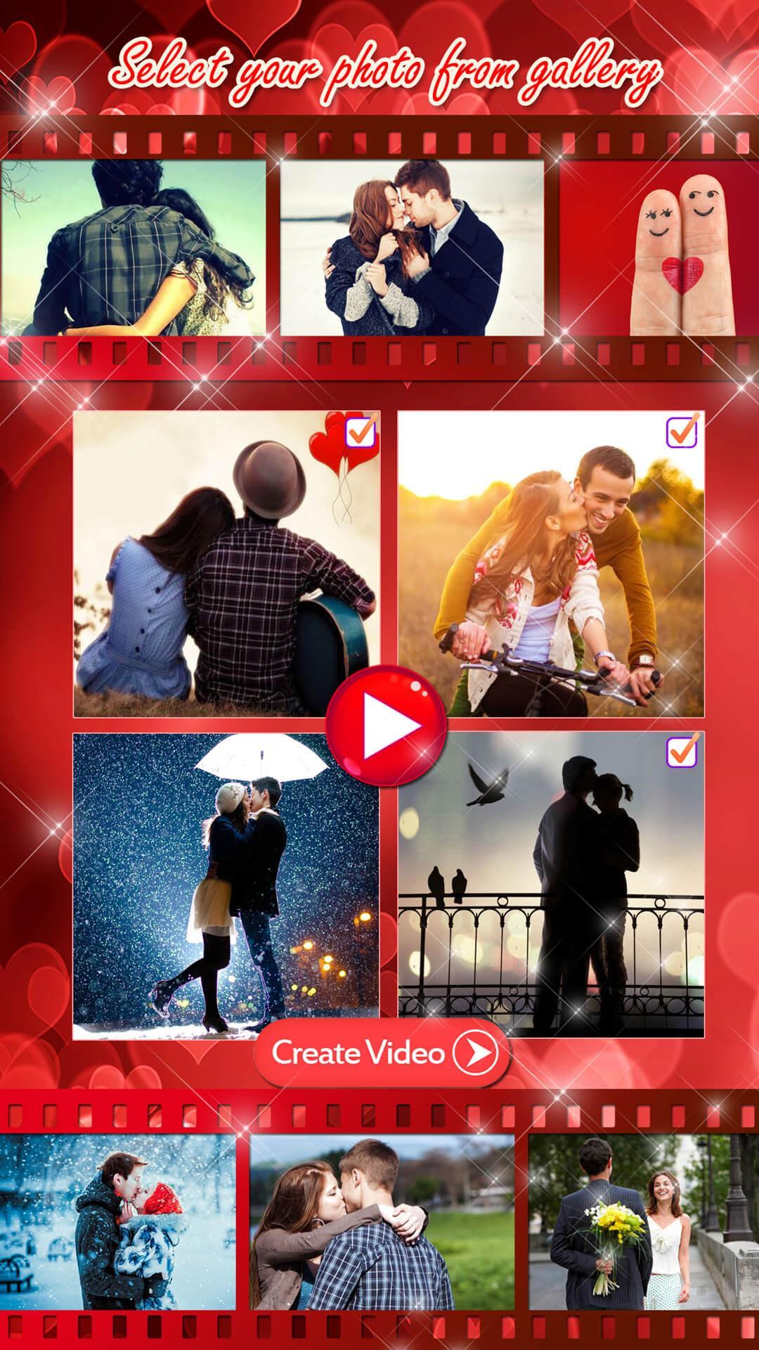 Best Love Video Maker with Song 💘 Slideshow App 1.7 Screenshot 3