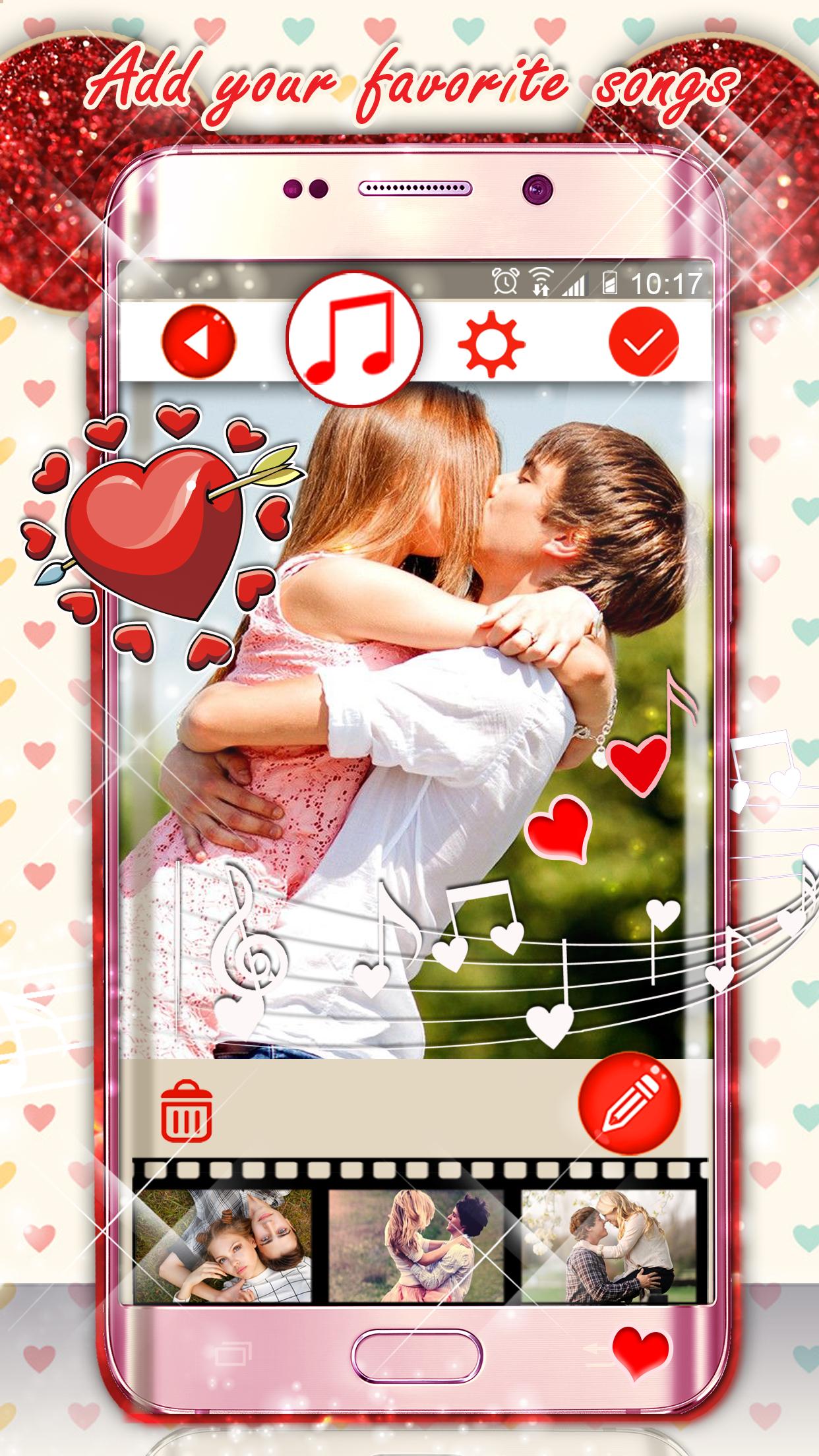 Best Love Video Maker with Song 💘 Slideshow App 1.7 Screenshot 5