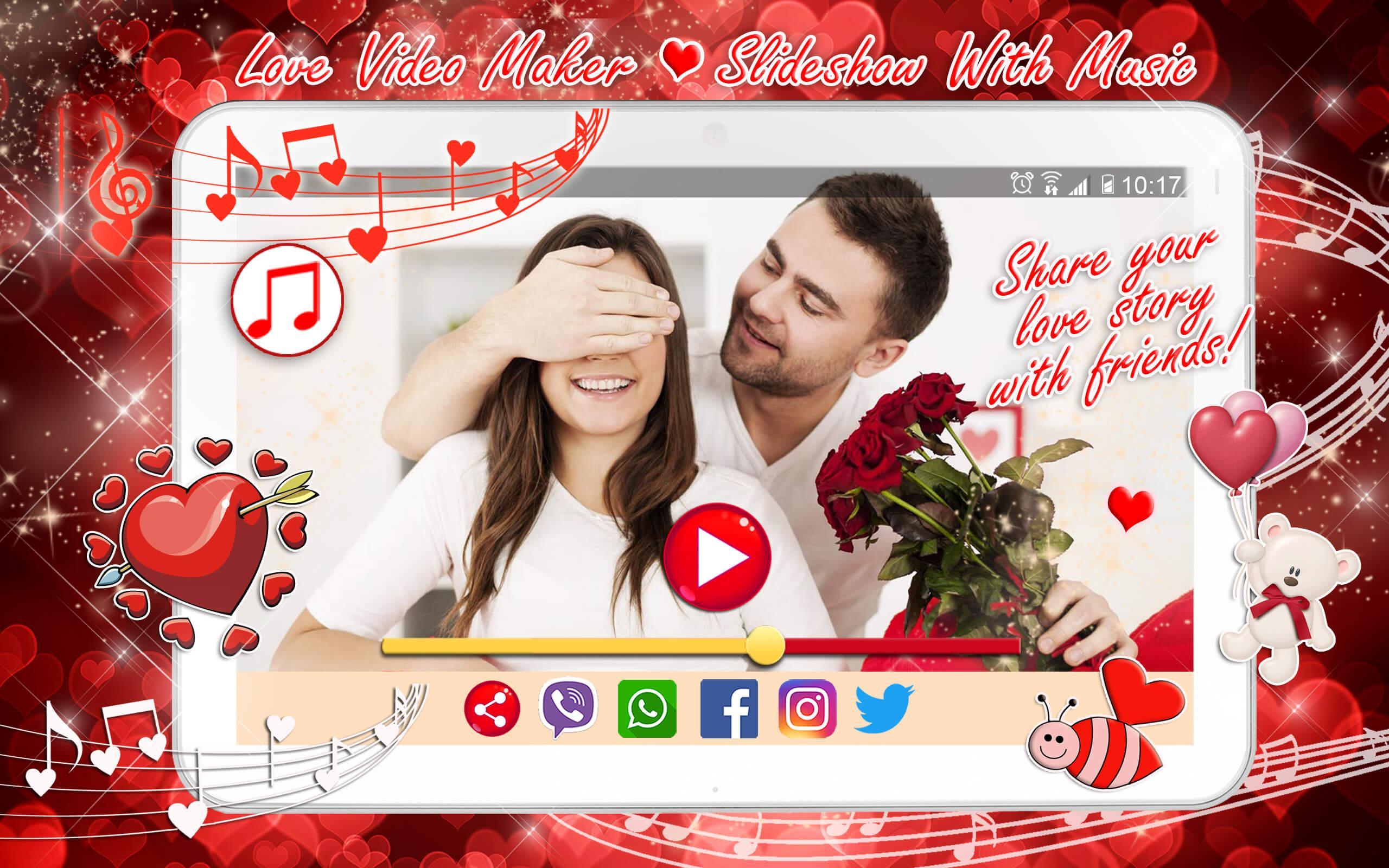 Best Love Video Maker with Song 💘 Slideshow App 1.7 Screenshot 9