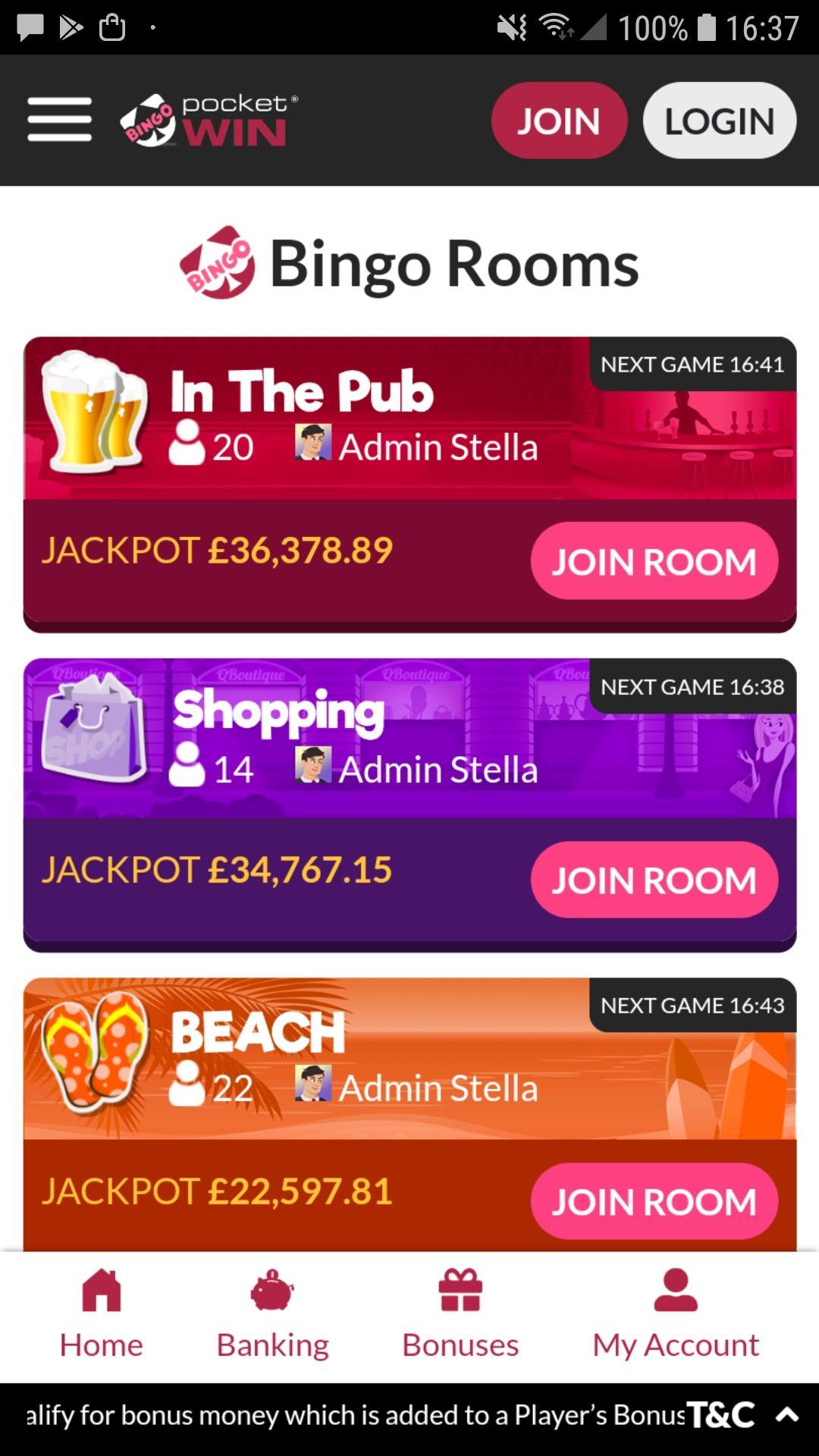 Bingo by PocketWin 2.0.1 Screenshot 1
