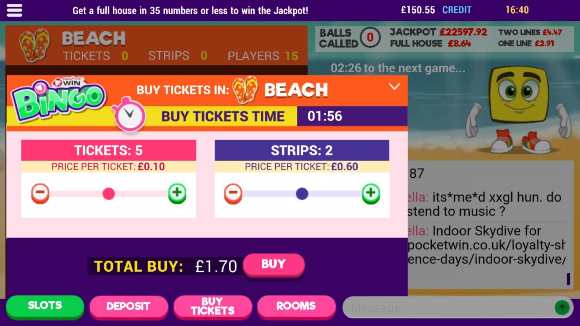 Bingo by PocketWin 2.0.1 Screenshot 4