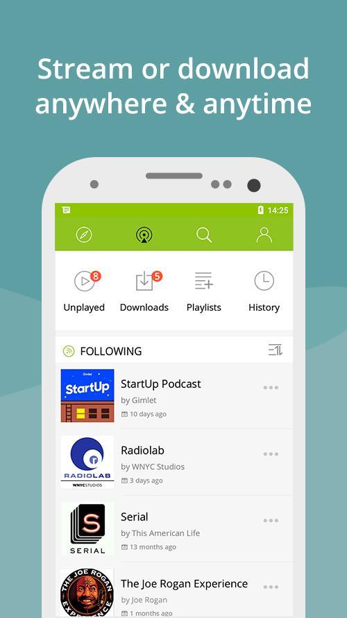 Podcast App & Podcast Player - Podbean 7.5.3 Screenshot 2