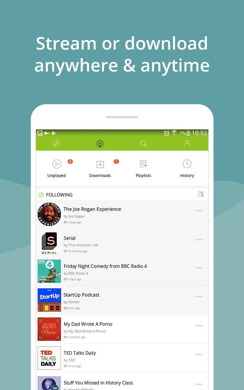 Podcast App & Podcast Player - Podbean 7.5.3 Screenshot 8
