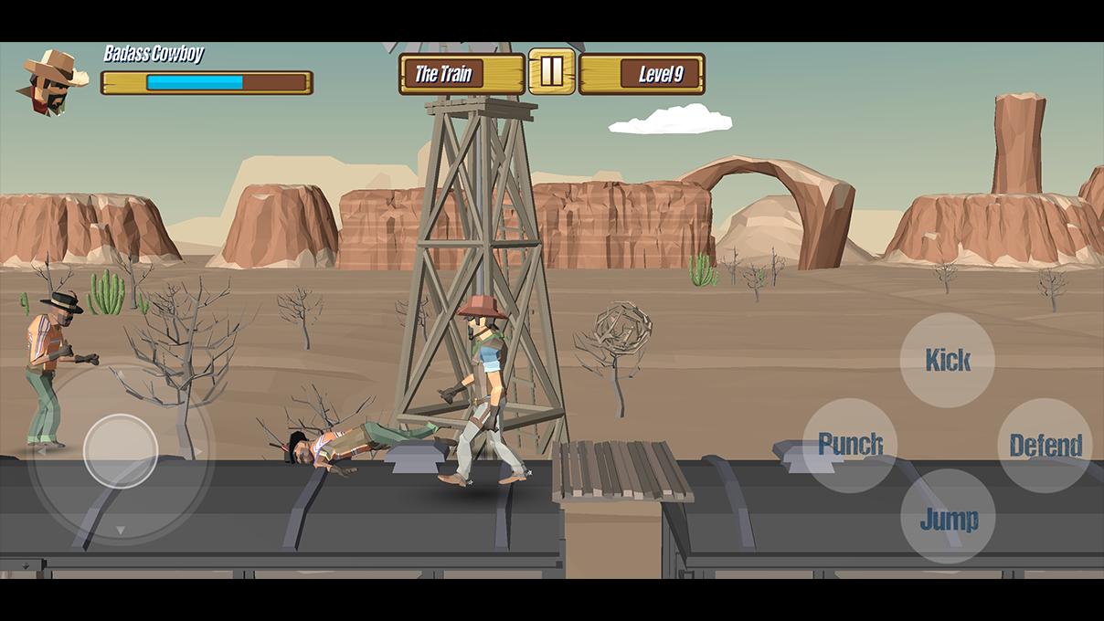 Polygon Street Fighting: Cowboys Vs. Gangs 1.33 Screenshot 2