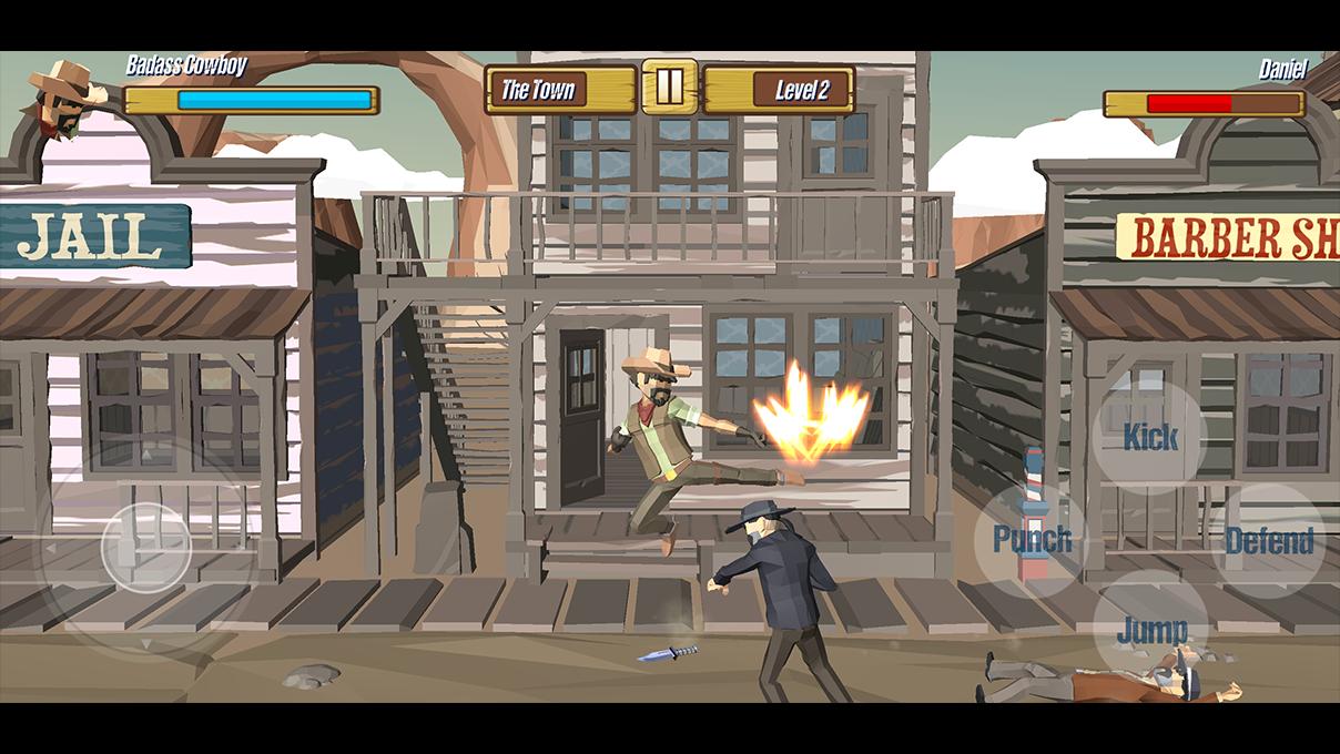 Polygon Street Fighting: Cowboys Vs. Gangs 1.33 Screenshot 3