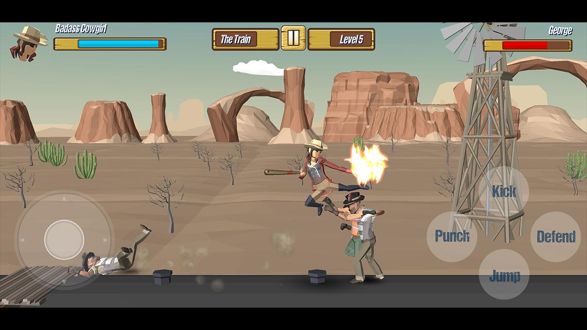 Polygon Street Fighting: Cowboys Vs. Gangs 1.33 Screenshot 5