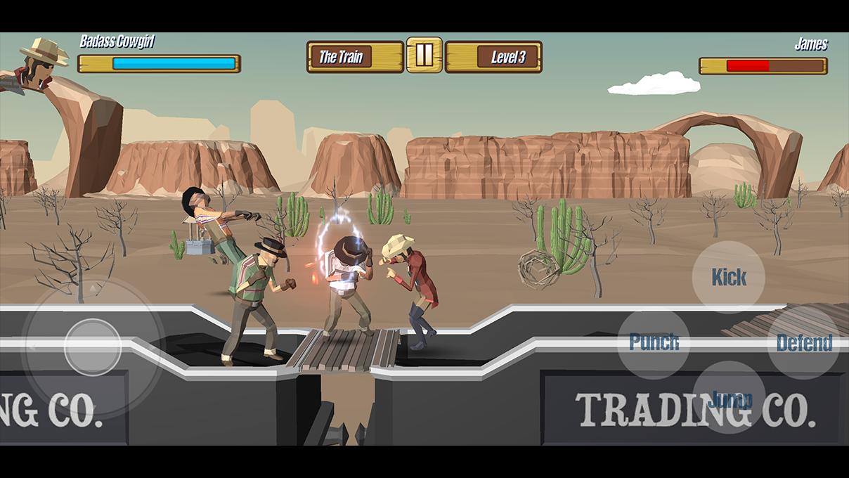 Polygon Street Fighting: Cowboys Vs. Gangs 1.33 Screenshot 6