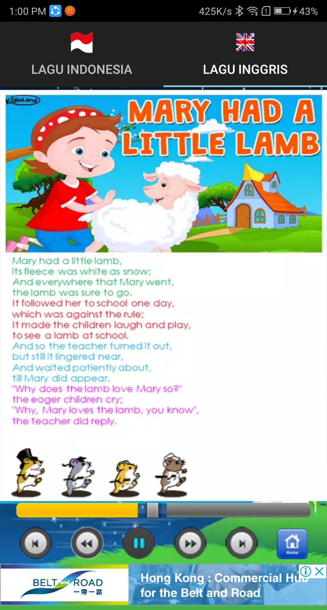Kids Song Offline plus lyric 1.0.17 Screenshot 17
