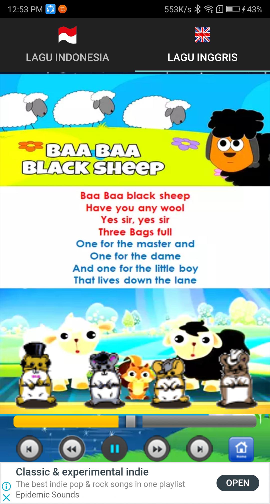 Kids Song Offline plus lyric 1.0.17 Screenshot 7