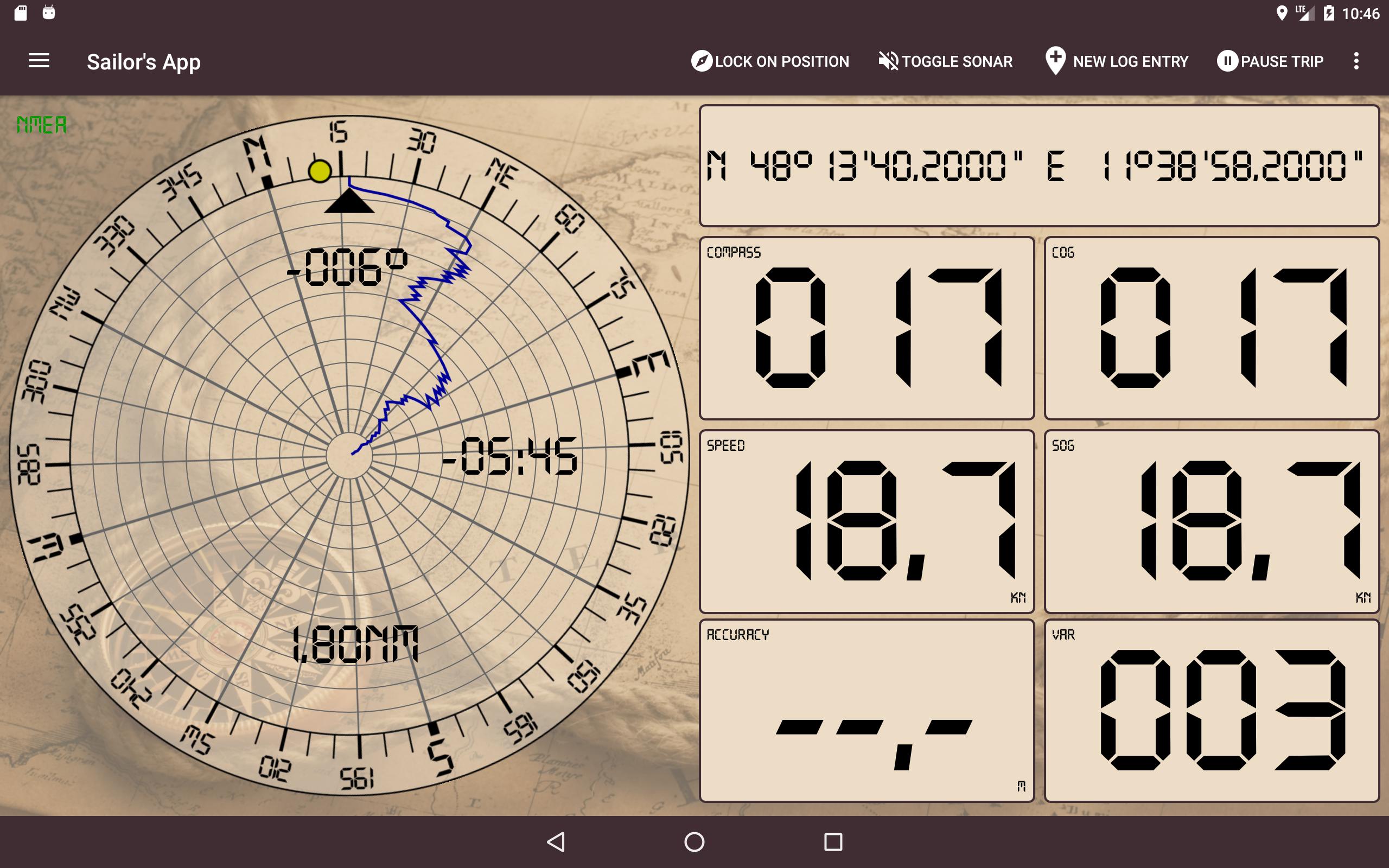 Sail Expert Navigation, Instruments, Logs & NMEA 4.0.133 Screenshot 9