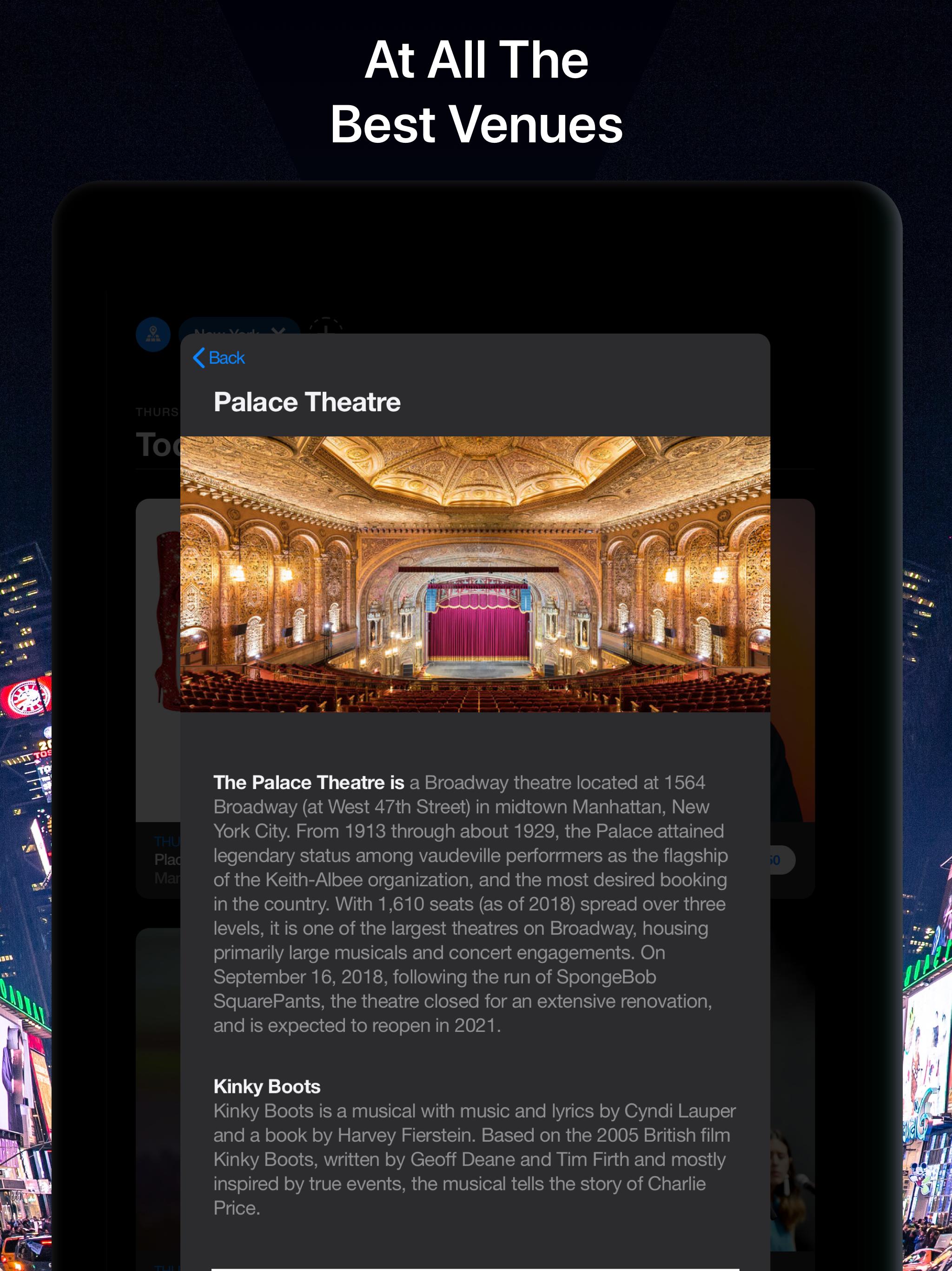 🎫  Rave - Shows & Theatre Tickets 2.0.0 Screenshot 6