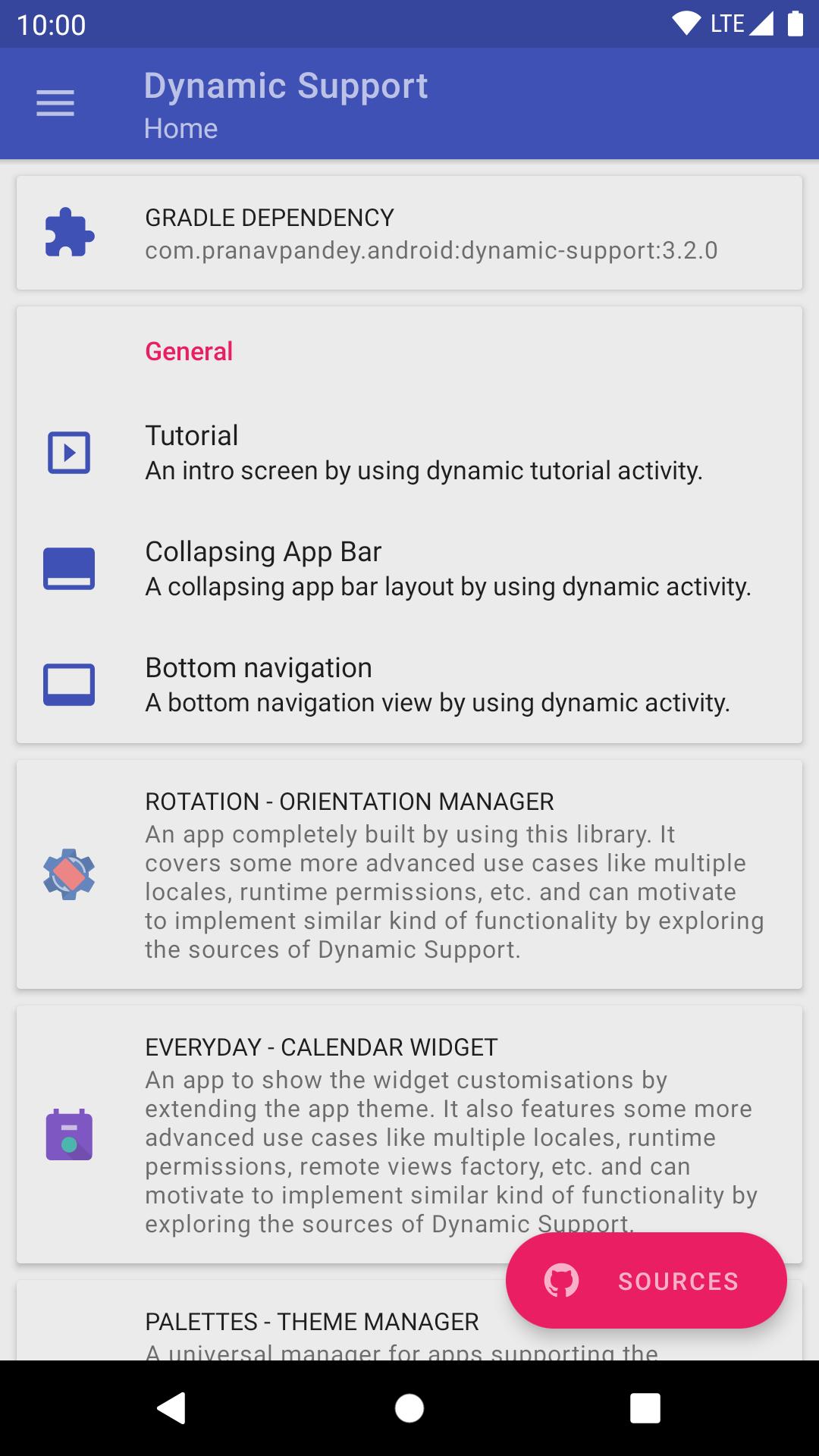 Dynamic Support Library Demo 5.0.0 Screenshot 3