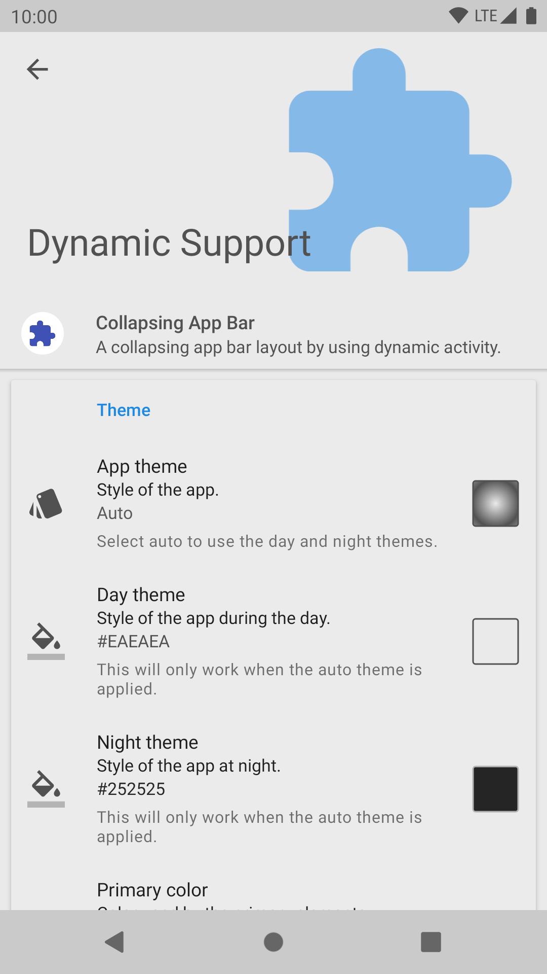 Dynamic Support Library Demo 5.0.0 Screenshot 7