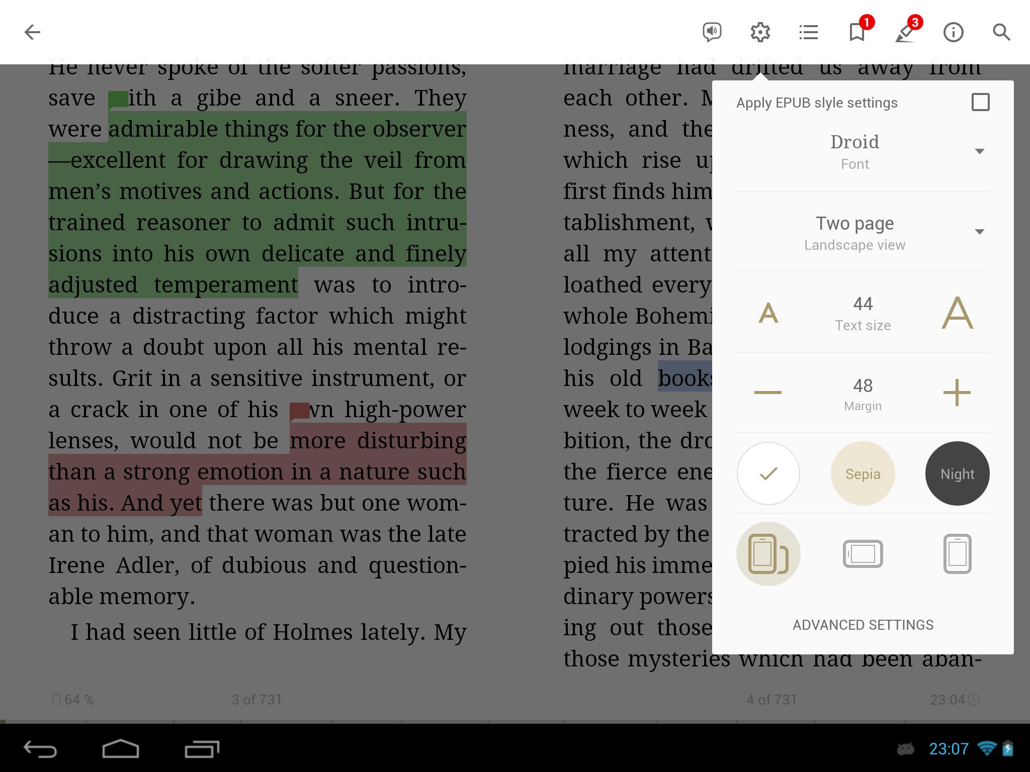 eReader Prestigio Book Reader 6.3.0 Screenshot 8