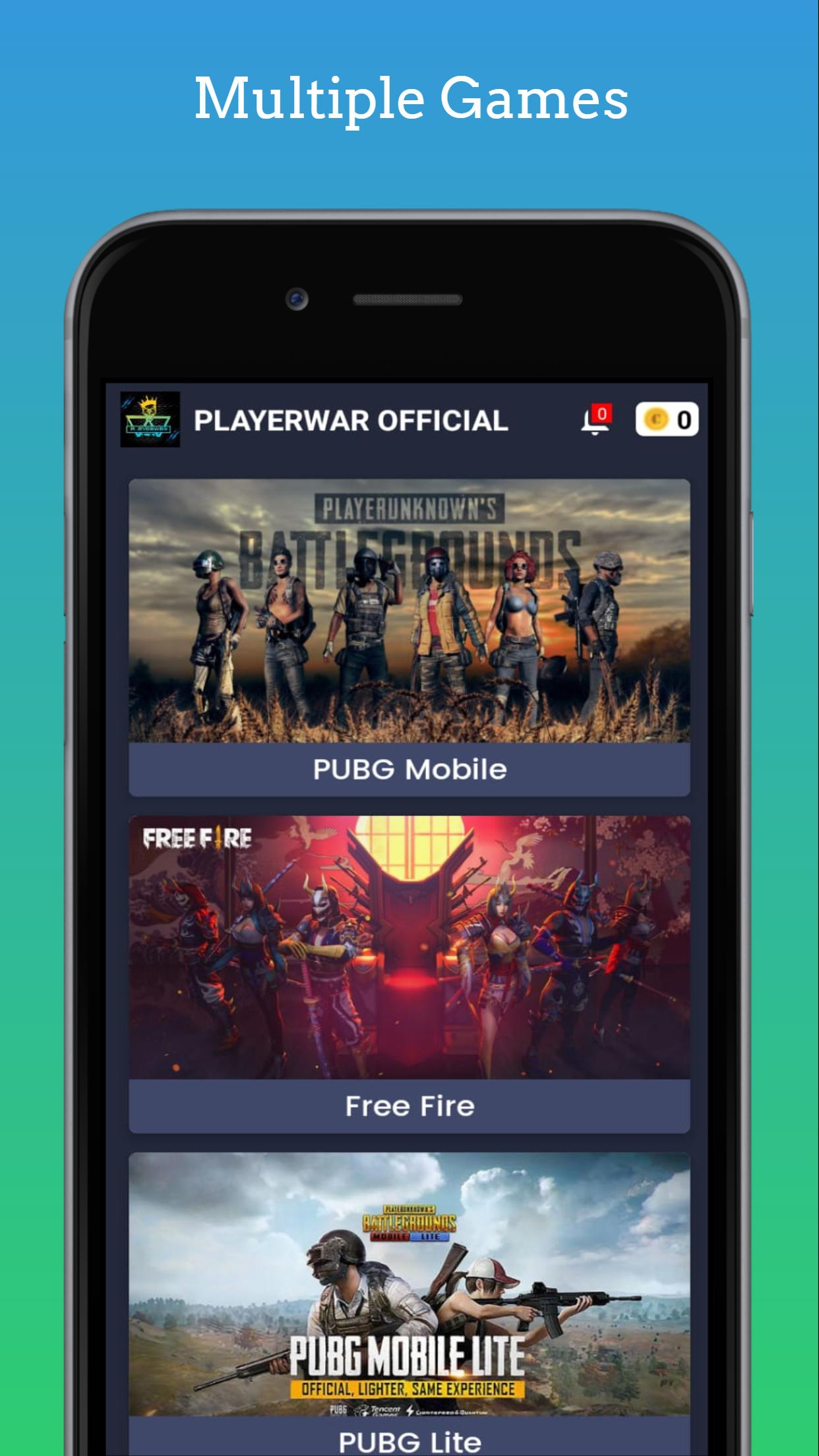 Playerwar - An eSports Tournament Platform 1.1.6 Screenshot 1