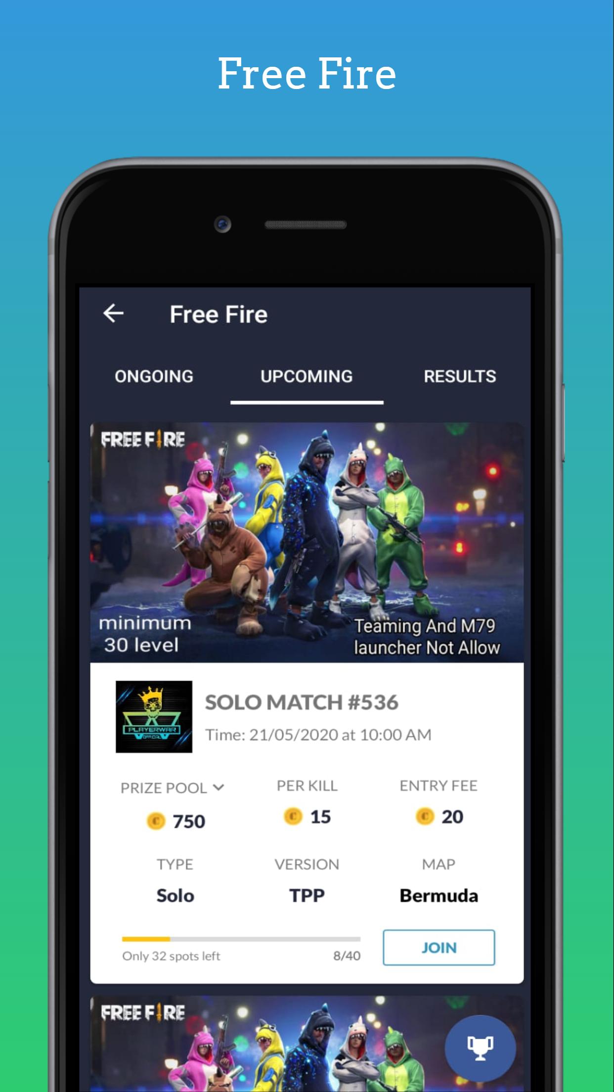 Playerwar - An eSports Tournament Platform 1.1.6 Screenshot 3