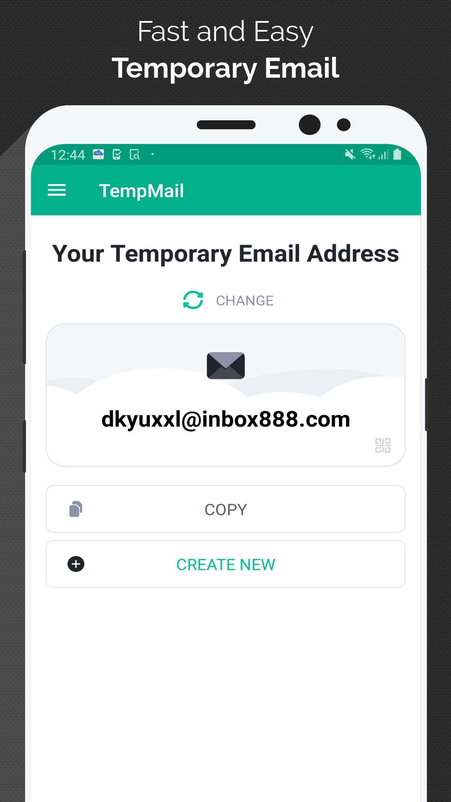 Temp Mail - Temporary Disposable Email 1.76 Screenshot 1