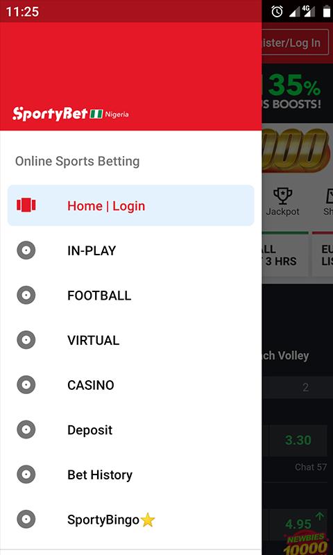 Sportybet Mobile 1.0 Screenshot 2