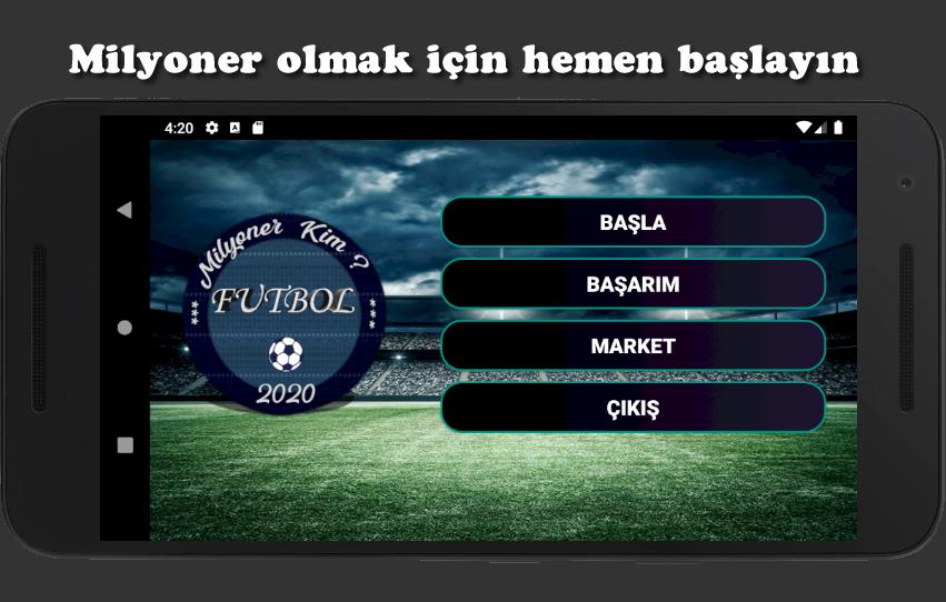Futbol bilgi yarışması 1.1 Screenshot 1