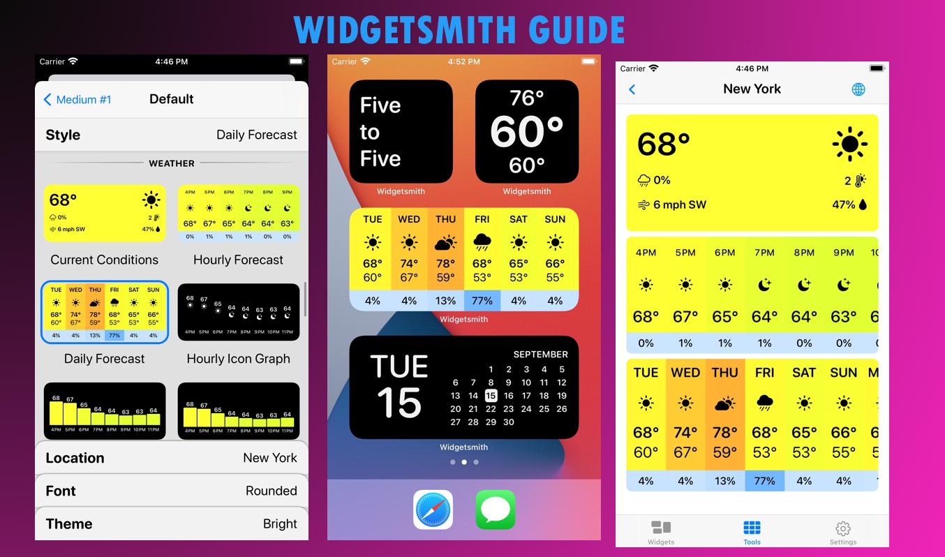 Widget Smith Guide 1.0 Screenshot 2