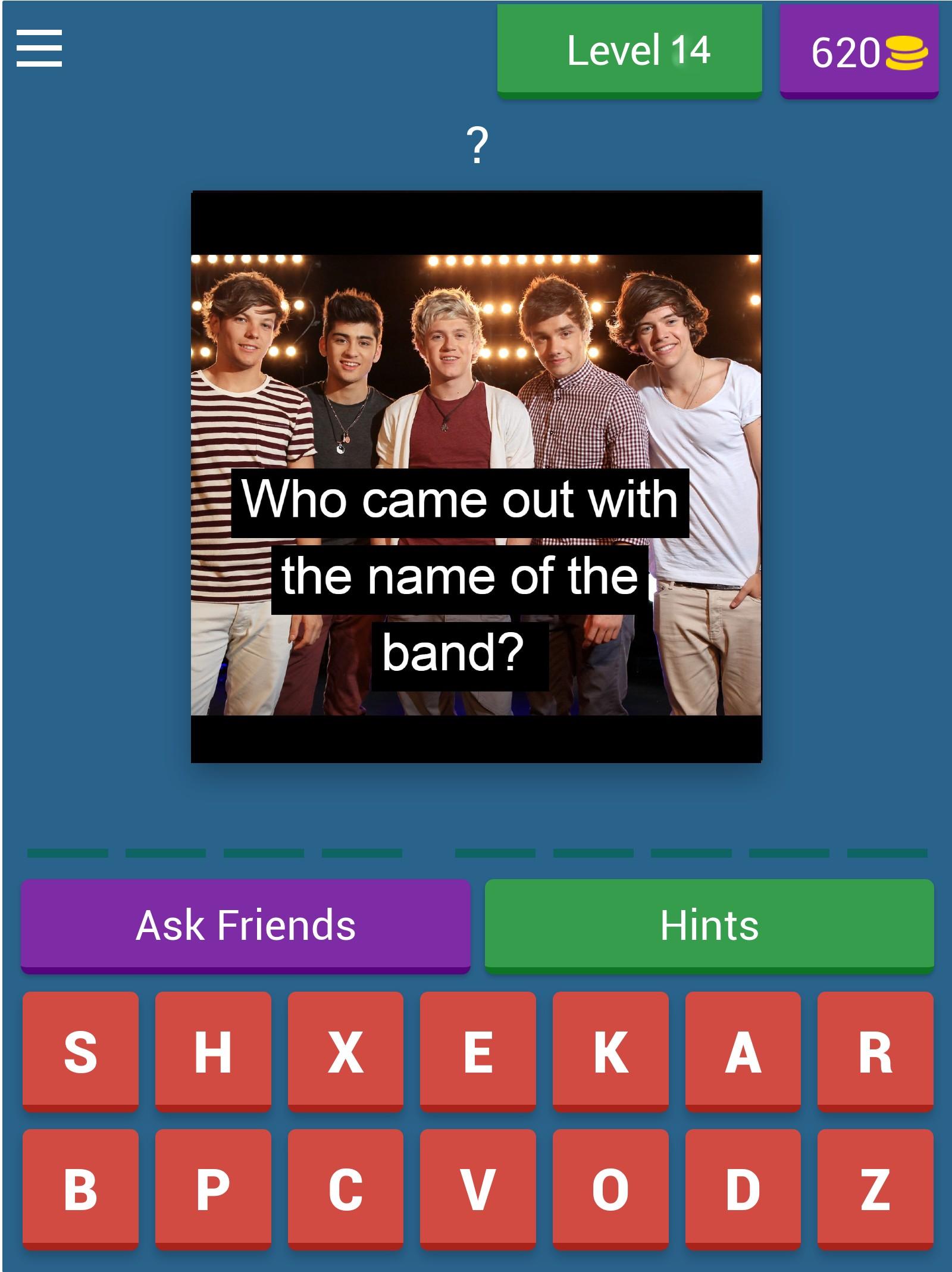 One Direction QUEST & QUIZ 8.4.3z Screenshot 12