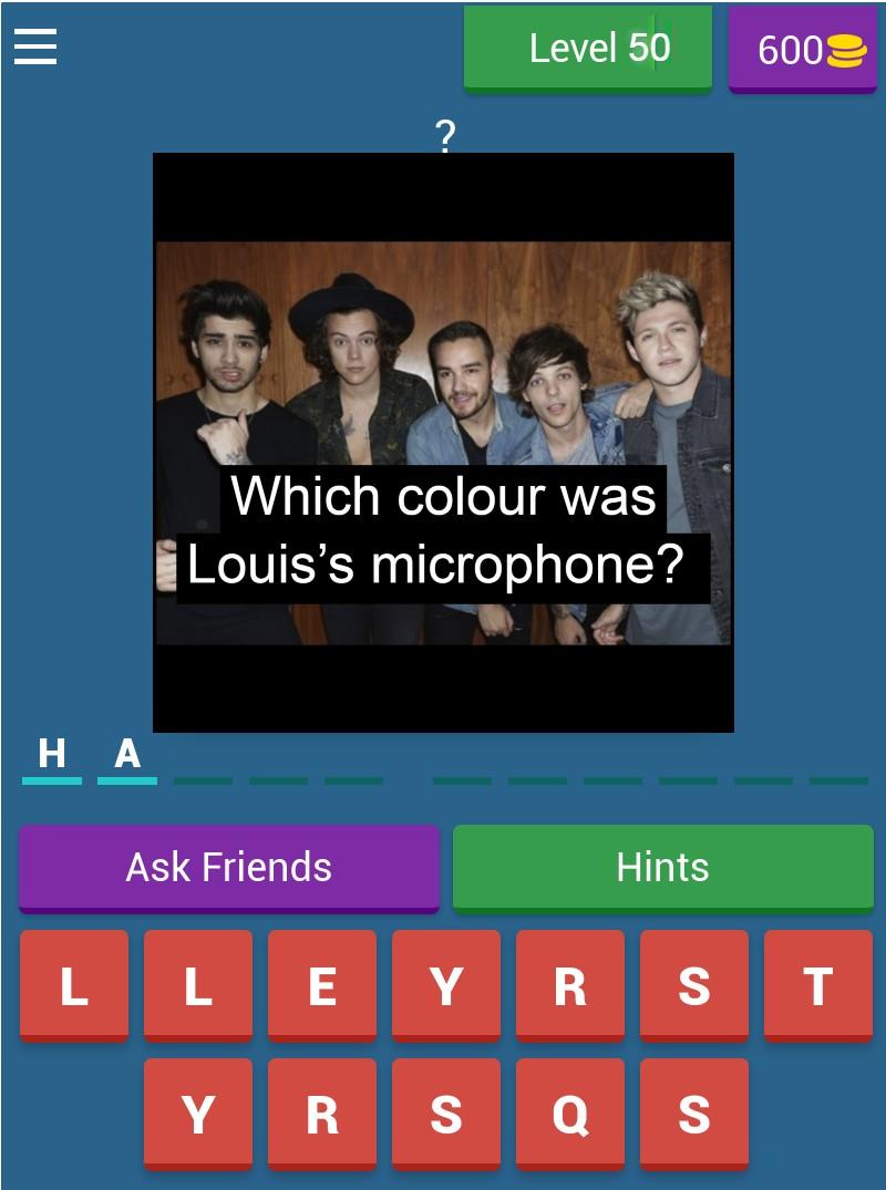 One Direction QUEST & QUIZ 8.4.3z Screenshot 20