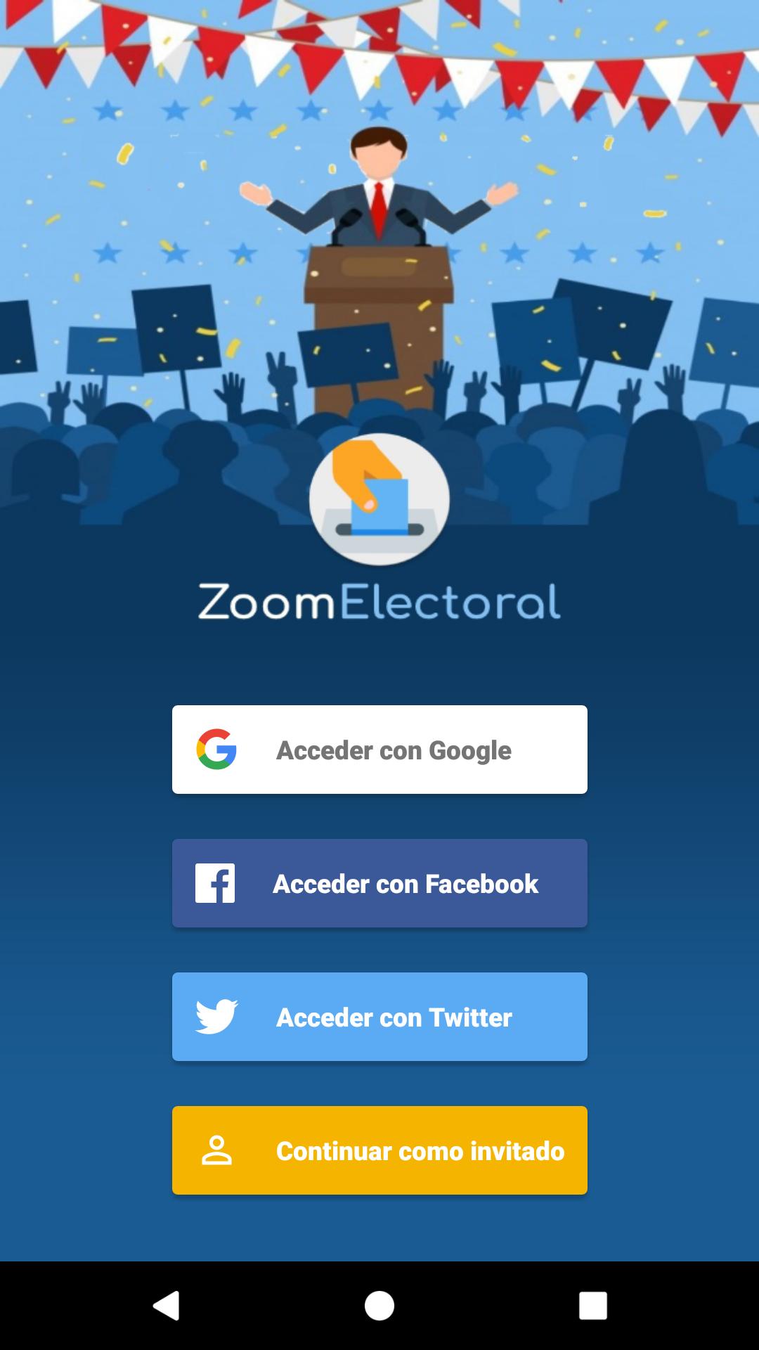 Voto Elecciones 2021 screenshot