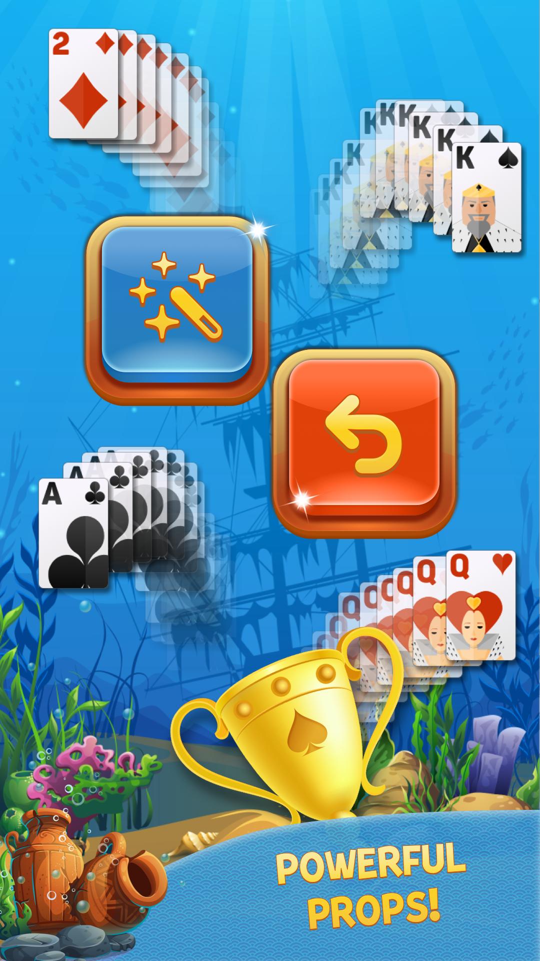 Solitaire Bubble Fish Ocean Poker 1.0.5 Screenshot 4