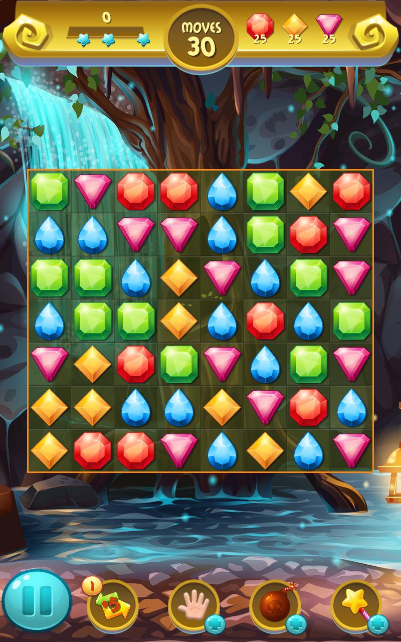 Treasure Hunt 2021 - Jewels & Gems Match 3 Legend 1.0.8 Screenshot 4