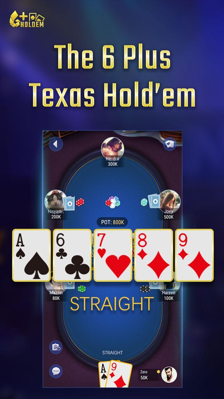 6+ Hold'em Poker 0.5.0 Screenshot 1