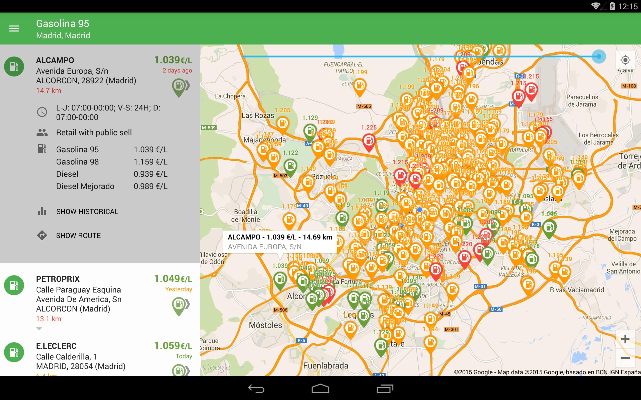 Gasoline and Diesel Spain 3.0.7 Screenshot 11