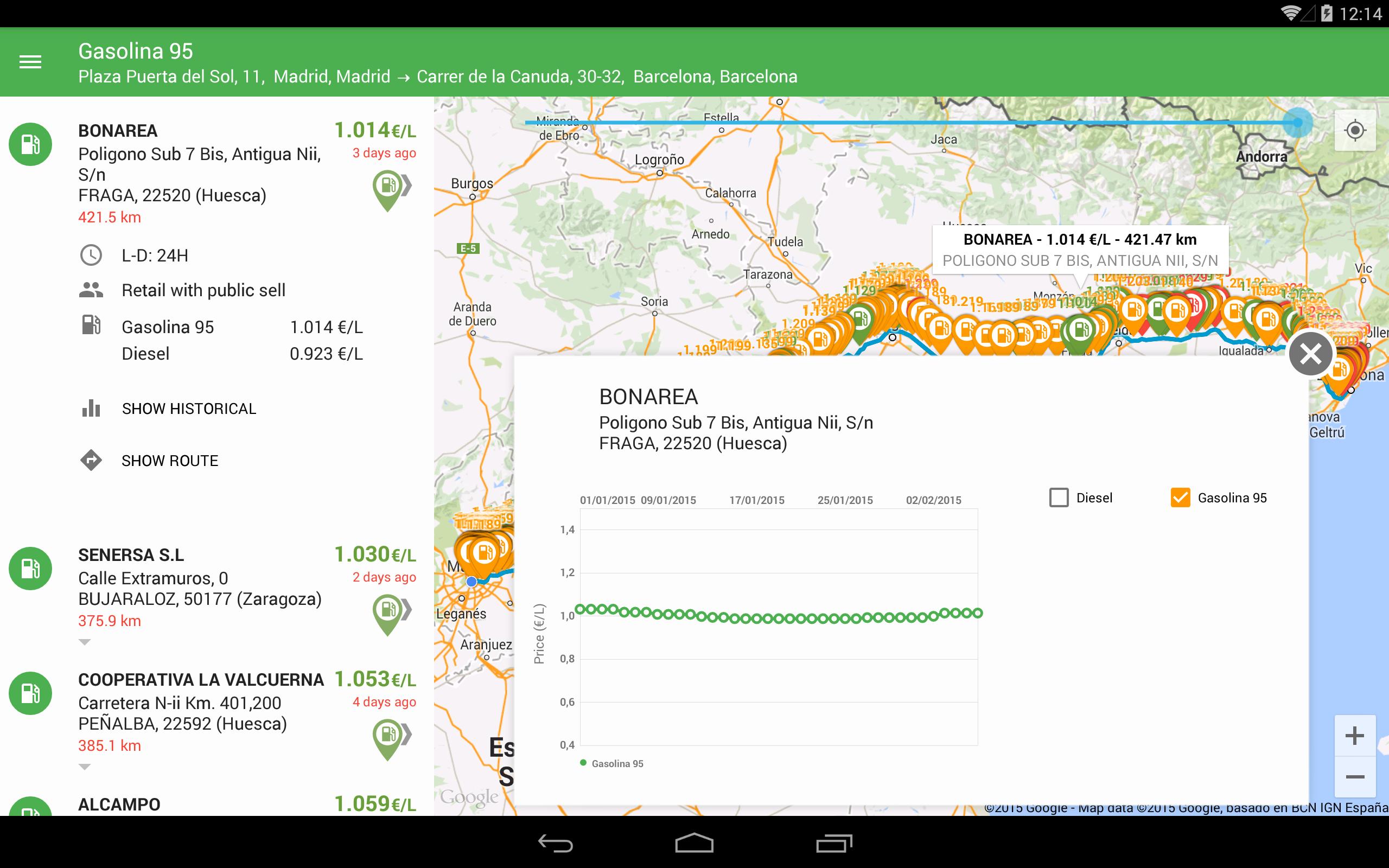 Gasoline and Diesel Spain 3.0.7 Screenshot 13