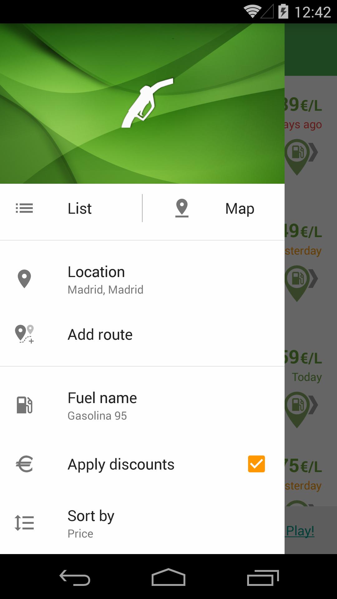 Gasoline and Diesel Spain 3.0.7 Screenshot 3